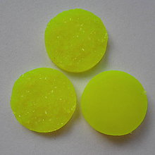 Komponenty - Kabošon plast 18mm-1ks (žltá) - 6847232_