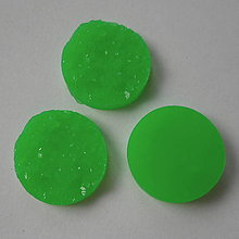 Komponenty - Kabošon plast 18mm-1ks (zelená) - 6847302_