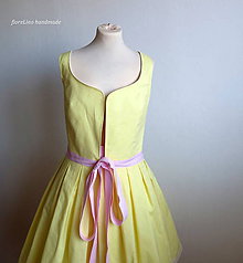 Sukne - pastelový set s čipkou - sukňa a vestička - 6850617_