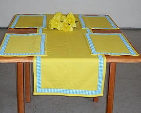 Úžitkový textil - Obrus žltý - 6856305_