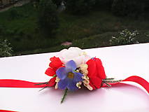 Náramky - Kvetinový náramok "Spod Tatier..." - 6858676_