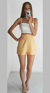 Nohavice - Vintage šortky Anita - broskyňová |  rôzne farby | veľkosti XS - XL - 6866779_