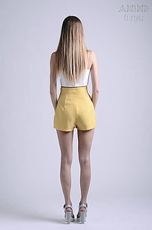 Nohavice - Vintage šortky Anita - okrová |  rôzne farby - 6866742_