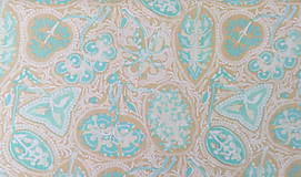 Textil - Bhandari- Tyrkysové listy - 6865026_