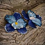 Dekorácie - Orchidea Jeans - sada dekoračných kvetov - 6867644_