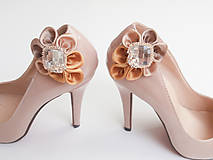 Ponožky, pančuchy, obuv - Elegancia a la Chanel - zlaté klipy na topánky de Luxe - 6873289_