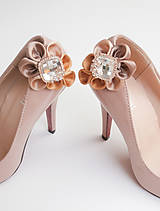 Ponožky, pančuchy, obuv - Elegancia a la Chanel - zlaté klipy na topánky de Luxe - 6873291_