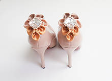 Ponožky, pančuchy, obuv - Elegancia a la Chanel - zlaté klipy na topánky de Luxe - 6873293_