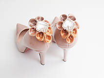 Ponožky, pančuchy, obuv - Elegancia a la Chanel - zlaté klipy na topánky de Luxe - 6873295_