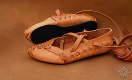 Ponožky, pančuchy, obuv - Krpce zošité v strede, podlepené (24 cm) - 6877538_