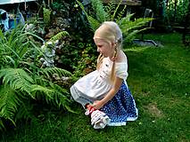 Detské oblečenie - Folklorna sukňa kruhová detská - 6880511_