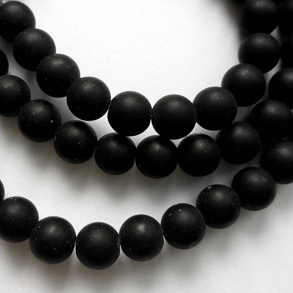 ÓNYX matný-1ks (6mm-čierny)