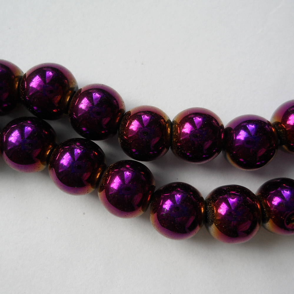 Hematit 8mm-1ks (purple)
