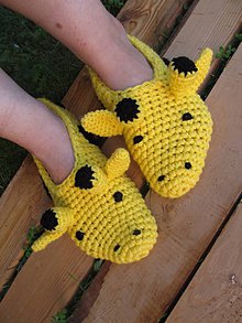 Ponožky, pančuchy, obuv - Žirafy - 6881839_