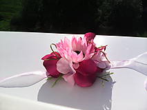 Náramky - Kvetinový náramok "V kvetinovej záhrade..." - 6883011_