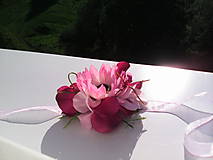 Náramky - Kvetinový náramok "V kvetinovej záhrade..." - 6883013_
