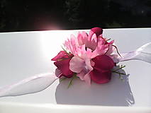 Náramky - Kvetinový náramok "V kvetinovej záhrade..." - 6883014_