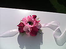 Náramky - Kvetinový náramok "V kvetinovej záhrade..." - 6883015_