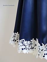 Sukne - elegantná sukňa s čipkou - 6893075_