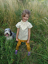 Detské oblečenie - tunika " Golden girl " - 6909231_