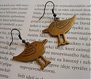 Náušnice - Bronzové vtáčiky - 1000164
