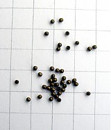 Korálky - starozlaté kov. 2 mm/ 10 g - 1026648