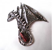 Náhrdelníky - drak s jaspisom červeným - 1031334
