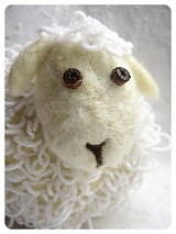 Dekorácie - Biela ovečka - 104000