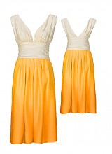 Šaty - Oslňujúce dvojfarebné spoločenské šaty  - 1080296