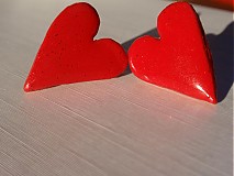 Náušnice - Moje srdce bije len pre...  - 1103613