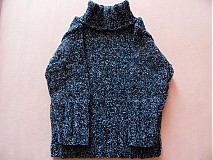 Detské oblečenie - modrý roláčik detský-unisex-V Ý P R E D A J - 1162763