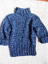 Detské oblečenie - modrý roláčik detský-unisex-V Ý P R E D A J - 1204327