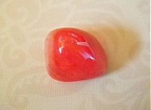 Minerály - cherry ruženín, 20 x 23 x 18 mm - 1312854