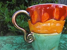 Nádoby - pohár ,,veselé farby,, - 1380075