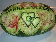 Dekorácie - Svadobný melón  - Janka&Vlado - 1415689