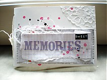 Papiernictvo - "Sweet Memories" zápisník - 1461117