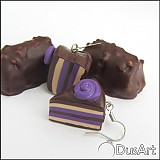 Náušnice - Čokoladové tortičky - 1514482