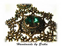  - Emerald Edea so striebornými komponentami - pre Yadu - 15958