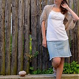 Svetre a kardigány - boleríno z ALPAKY - 1620972