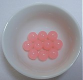 Korálky - Korálky MILK plast 8mm - 1650171