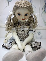 Hračky - bábika textilná veľká MARA /na želanie/ - 1756147
