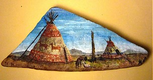 Obrazy - Indiánske teepee - 1785554
