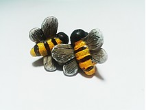 Náušnice - Včielky, puzetky :) - 1820591