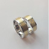 Prstene - Obrúčky z kombinovaného zlata - 1846778