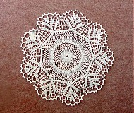 Úžitkový textil - Biela dečka "Ornament" - 1847838