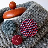 Materiál ručne robený - Buttonky v jesenných svetríkoch - 1858591