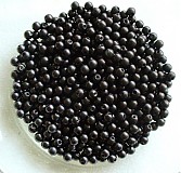 Korálky - perličky čierne 4mm/ 100ks - 1875101