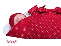Detský textil - Perinka TILDA červeno biela UNI - 1900212