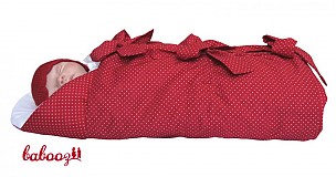 Detský textil - Perinka TILDA červeno biela UNI - 1900213