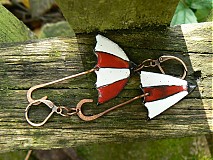 Náušnice - deštníčky - 191370